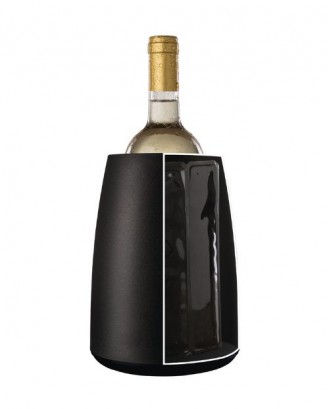 Racitor pentru vin, negru, Elegant - VACU VIN